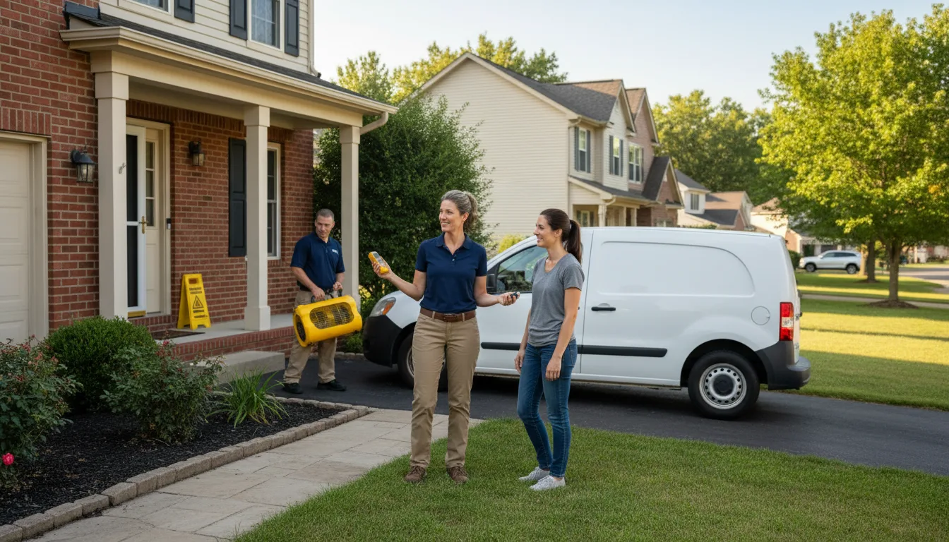 Water restoration image for Home Water Damage Repair in Buena Vista, VA